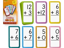 Addition All Facts 0-12 Flash Cards