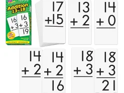 Addition 13-18 Flash Cards