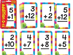 Addition 0-12 Pocket Flash Cards