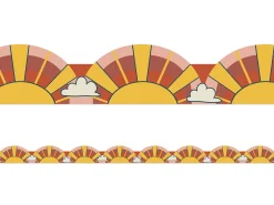Adventurer Sunrise Scalloped Border