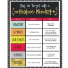 Aim High Positive Mindset Poster