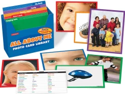All About Me Vocabulary Development Photo Card Library