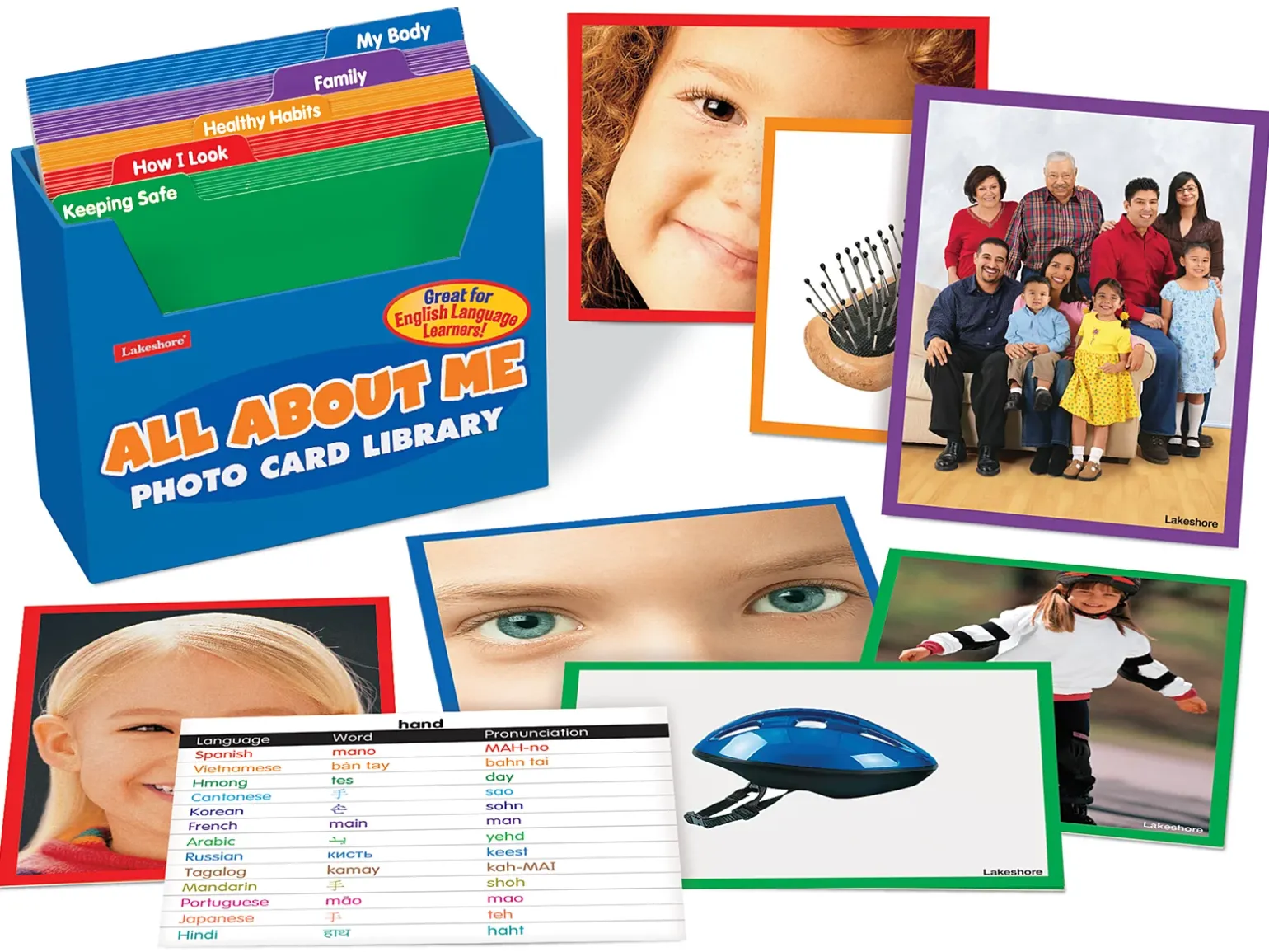 All About Me Vocabulary Development Photo Card Library