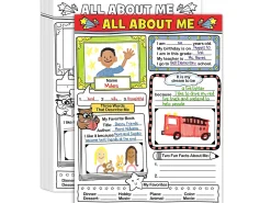 All About Me Writing Posters - Set of 30