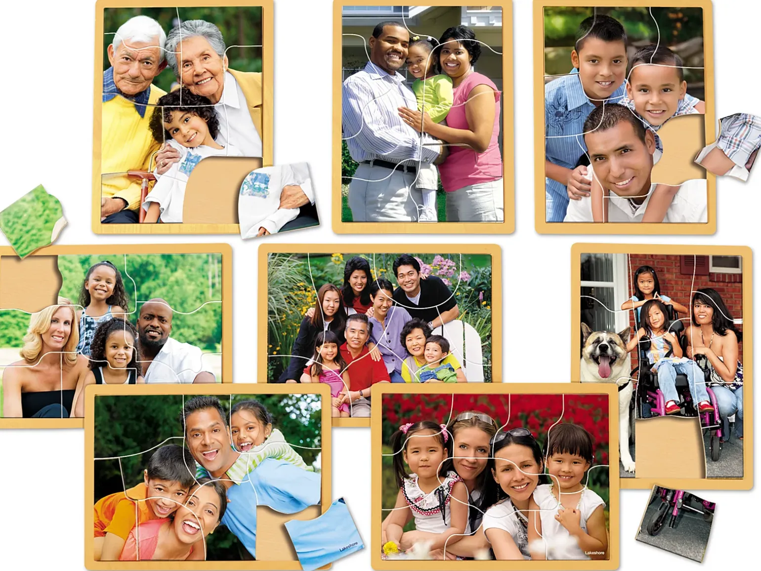 All Kinds of Families Puzzle Set