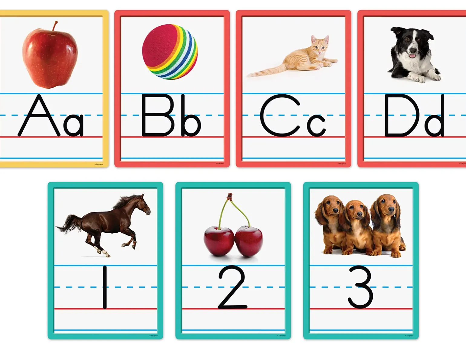 Alphabet and Number Bulletin Board Set