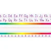 Alphabet Rainbow Reference Nameplates - Pre K-K