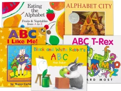 Alphabet Theme Book Library