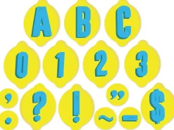 Always Try Your Zest 4" Punch-Out Letters