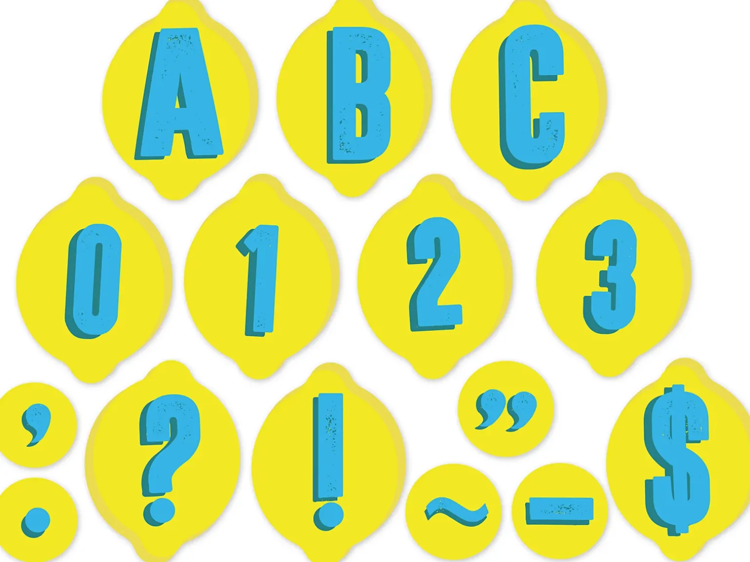 Always Try Your Zest 4" Punch-Out Letters