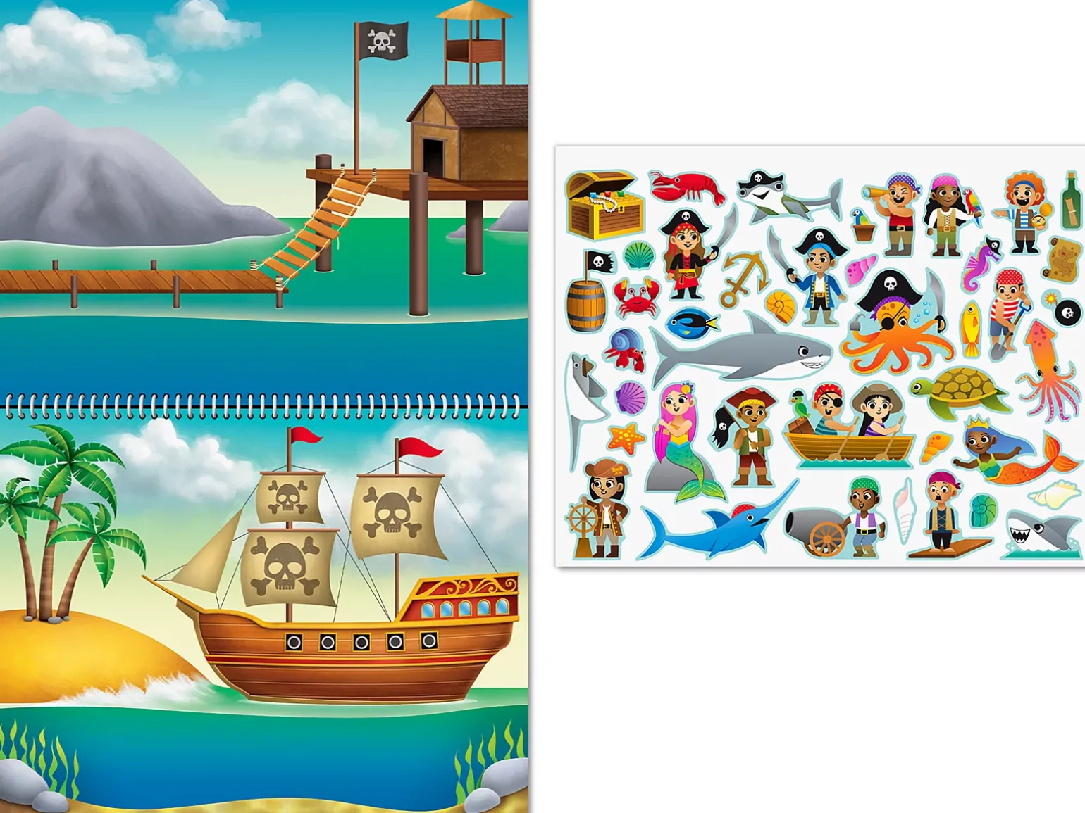 Amazing Adventures Reusable Sticker Pad