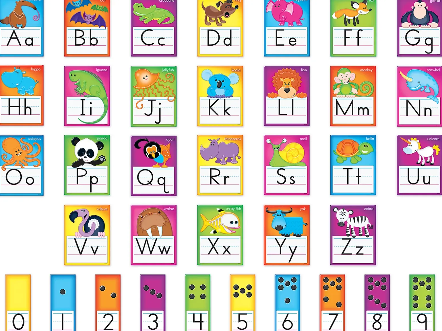 Animal Alphabet Card Bulletin Board Set