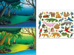 Animal Habitats Reusable Sticker Pad