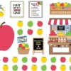 Apple Time Bulletin Board Set