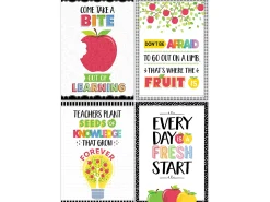 Apple Time Motivational Poster Pack