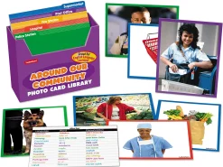 Around Our Community Vocabulary Development Photo Card Library