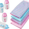 Baby Doll Blankets & Bottles