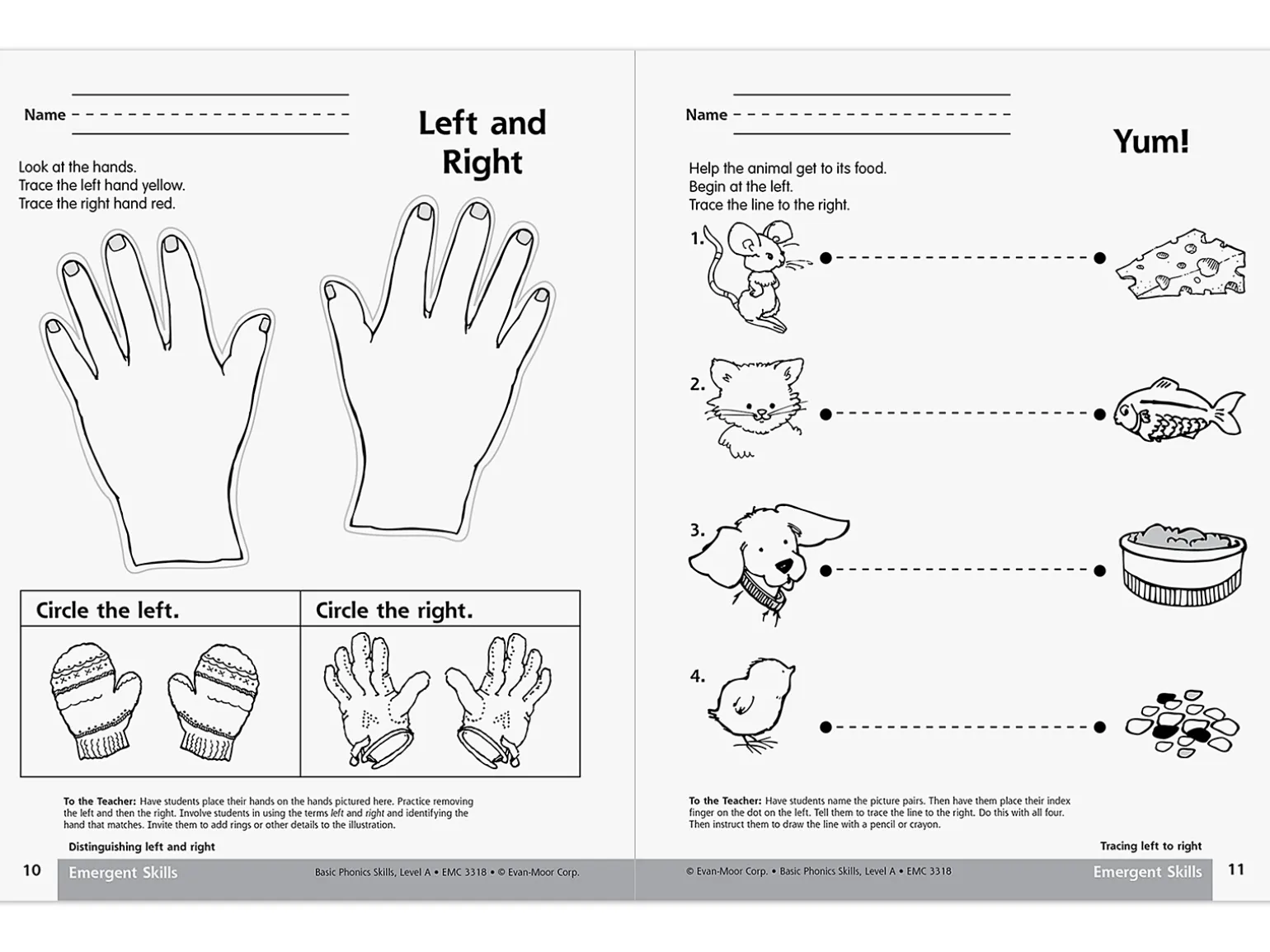 Basic Phonics Skills Workbook - Pre K-K