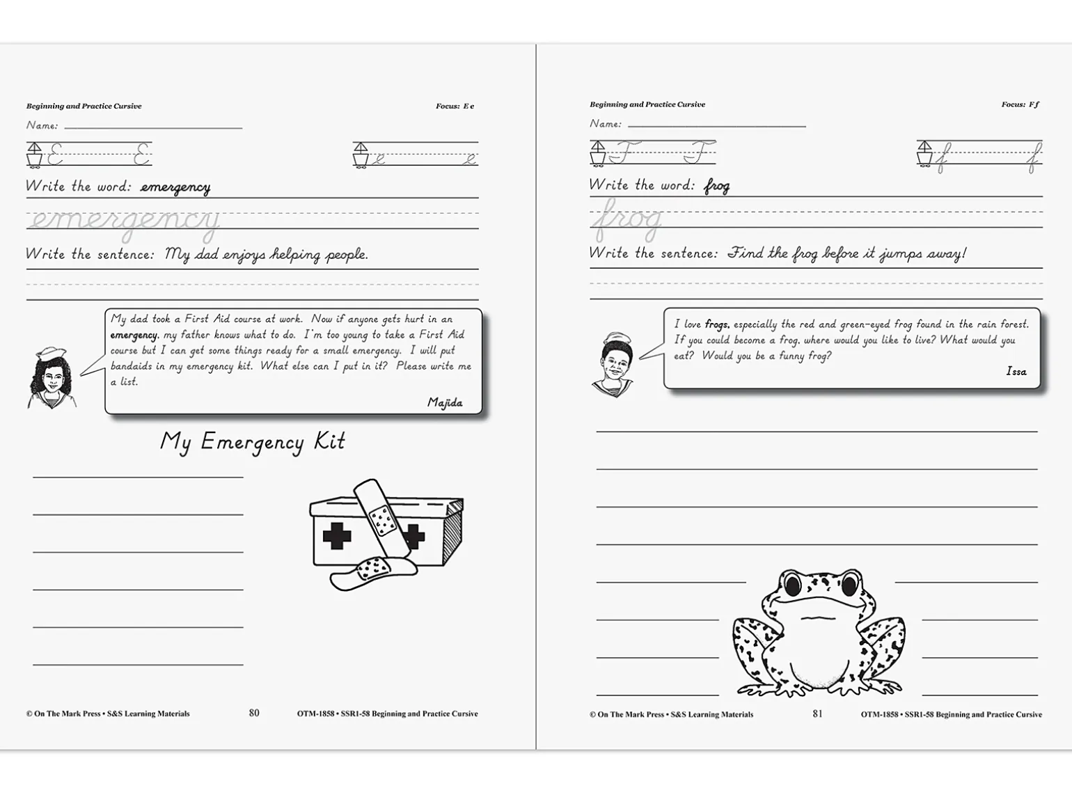 Beginning Cursive Workbook