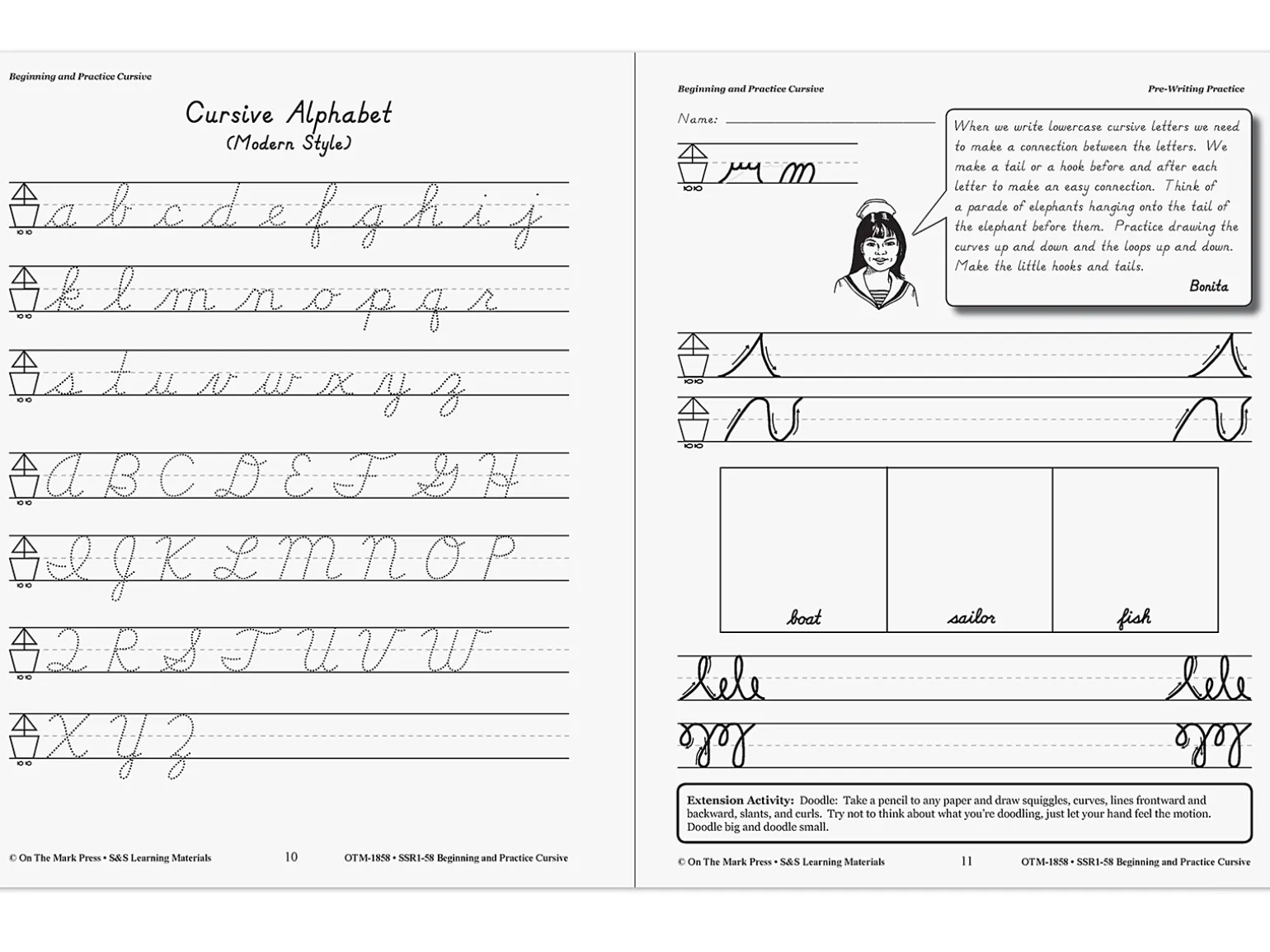 Beginning Cursive Workbook