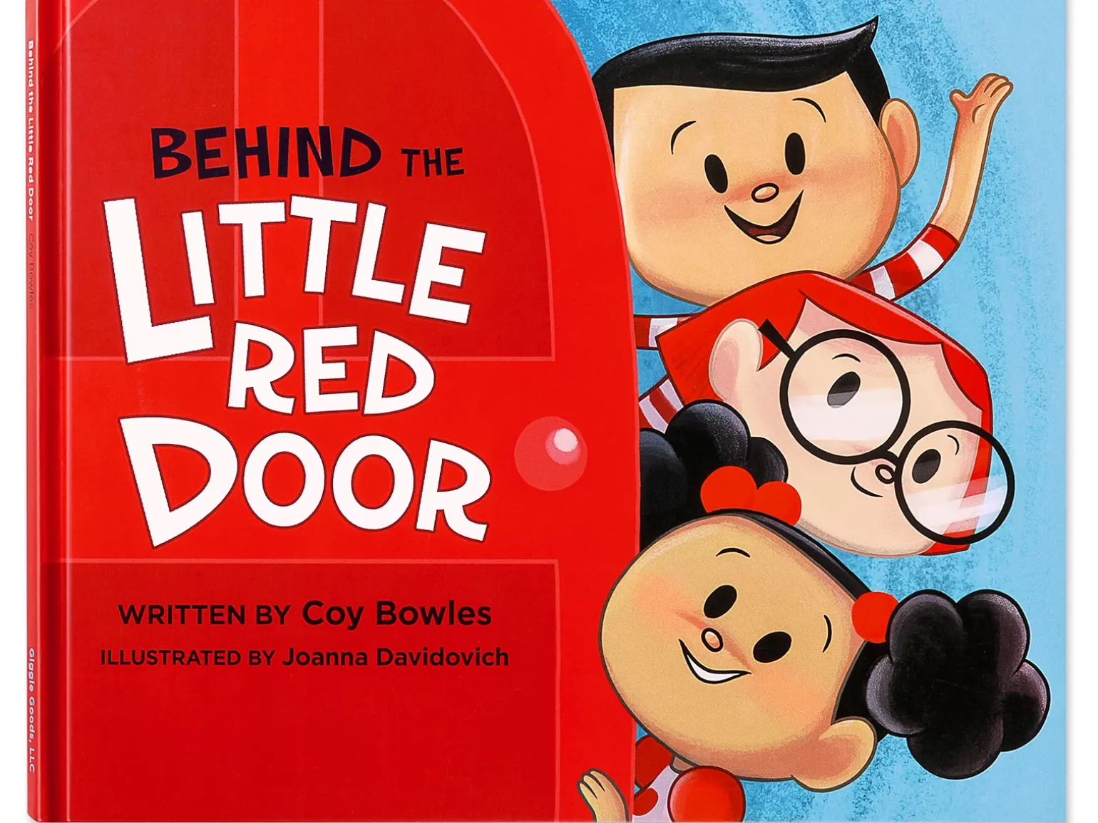Behind the Little Red Door Hardcover Book