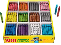 Best-Buy Jumbo Crayons - 12-Color Box