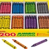 Best-Buy Jumbo Crayons - 8-Color Box