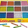 Best-Buy Large Crayons - 12-Color Box
