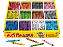 Best-Buy Large Crayons - 12-Color Box