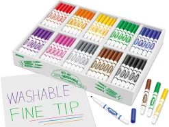 Best-Buy Washable Fine-Tip Markers - Class Pack