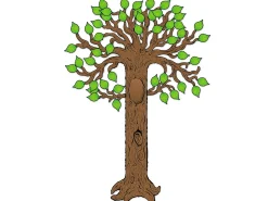 Big Tree Bulletin Board Set