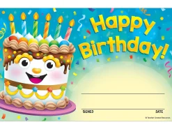 Birthday Cake Certificates