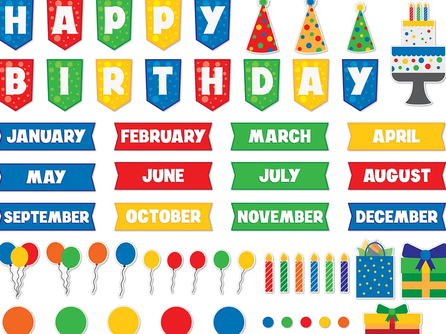 Birthday Fun Bulletin Board Set