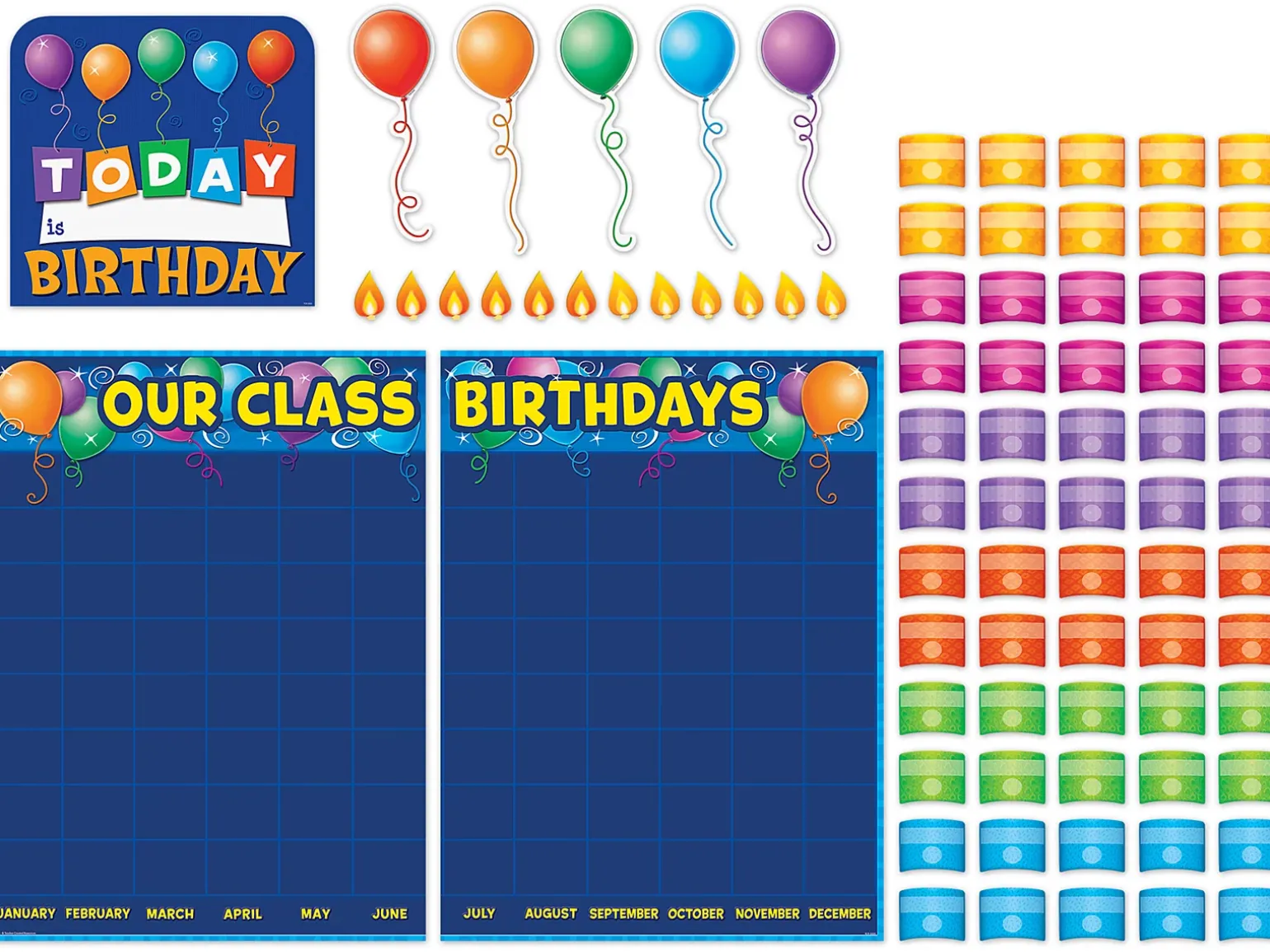 Birthday Graph Bulletin Board Set