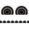 Black-And-White Fiesta Scalloped Border