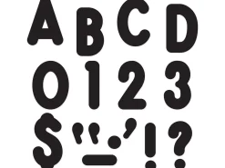 Black Billboard 7" Punch-Out Letters