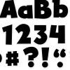 Black Bold 4" Punch-Out Letters
