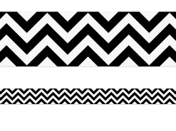 Black Chevron Border