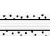 Black Painted Dots on White Nameplates