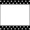 Black Polka Dot Name Tags