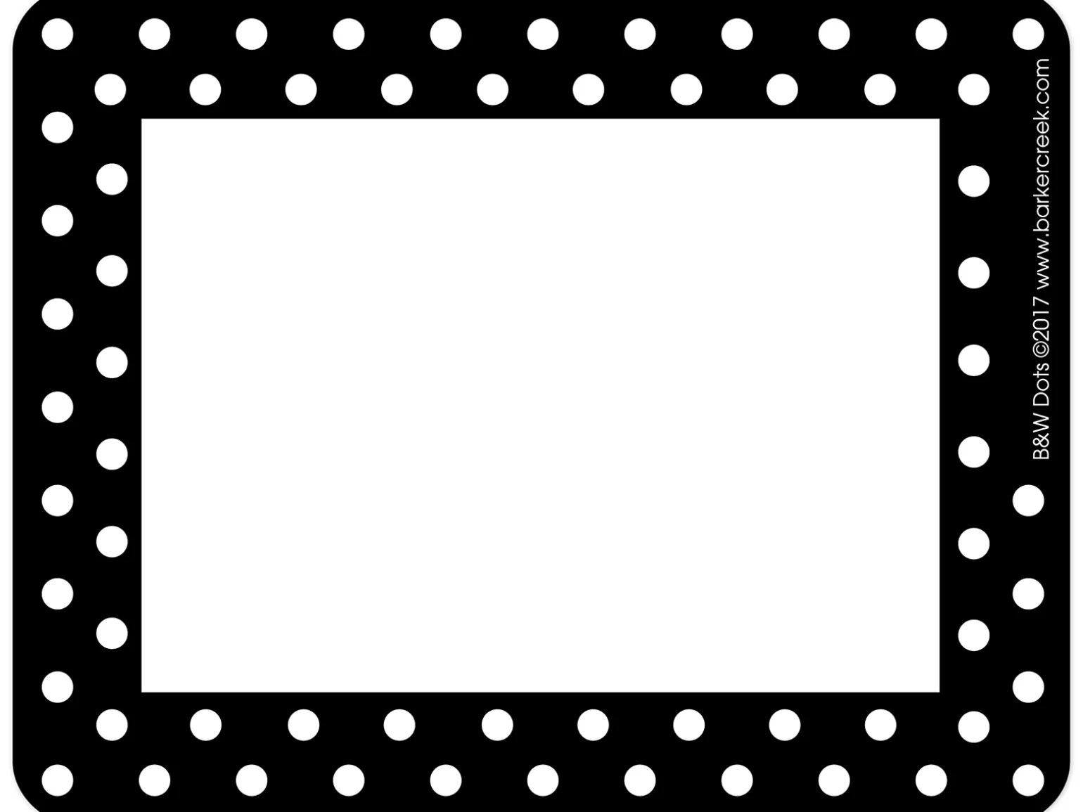 Black Polka Dot Name Tags
