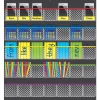 Black Polka Dot Storage Pocket Chart