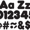 Black 4" Punch-Out Letters