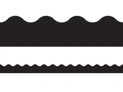 Black Scalloped Border