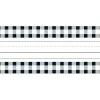 Black & White Buffalo Checkered Nameplates