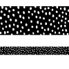 Black & White Messy Dot Border
