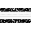 Black & White Messy Dot Nameplates