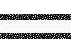 Black & White Messy Dot Nameplates