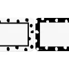Black & White Painted Dots Name Tags - Variety Pack