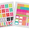 Black, White & Stylish Brights Lesson Plan & Record Book